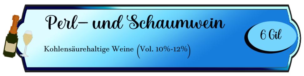 Perl und Schaumwein