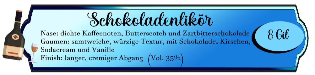 Schokoladenlikör Schokoladenlikör