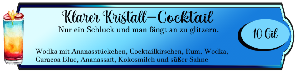 Klarer Kristall