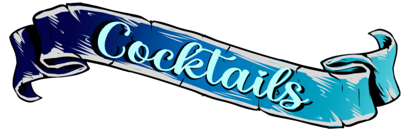 Schriftzug Cocktails Schriftzug Cocktails
