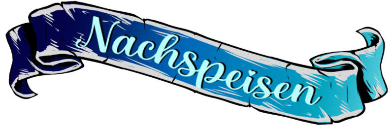 Schriftzug Nachspeisen Schriftzug Nachspeisen