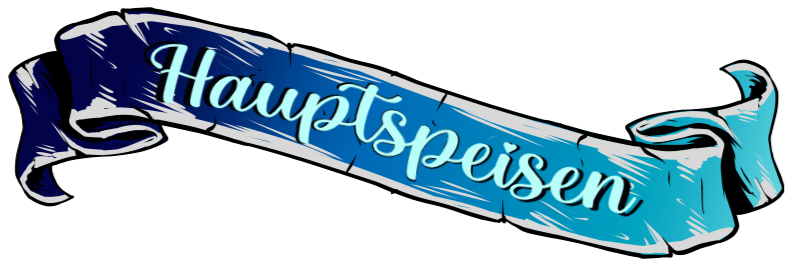 Schriftzug Hauptspeisen Schriftzug Hauptspeisen