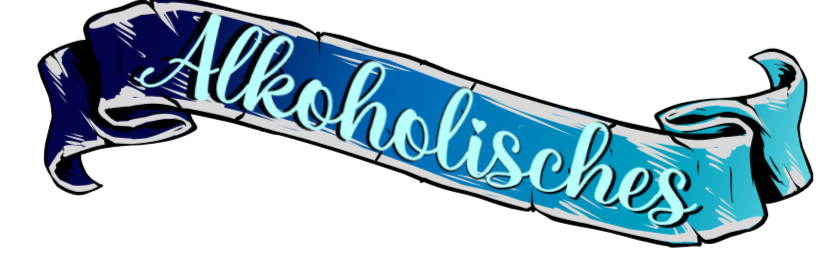 Schriftzug Alkoholisches Schriftzug Alkoholisches