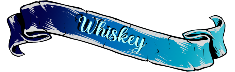 Schriftzug Whiskey Schriftzug Whiskey
