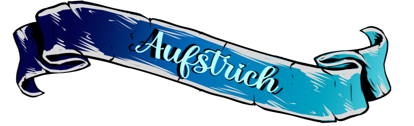 Schriftzug Aufstrich Schriftzug Aufstrich