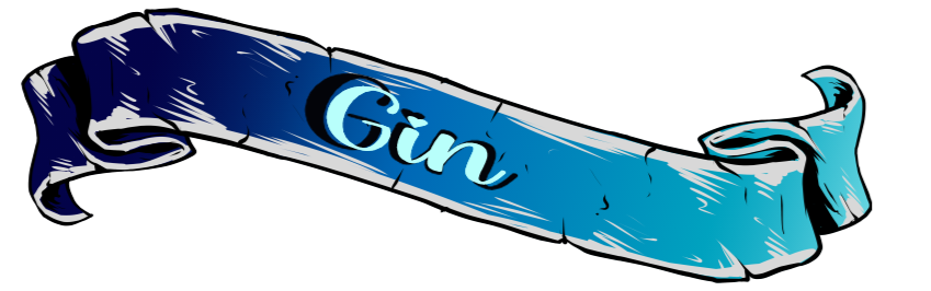 Schriftzug Gin Schriftzug Gin