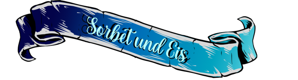 Schriftzug Sorbet und Eis Schriftzug Sorbet und Eis